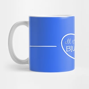 ATD Blue Heat heart Mug